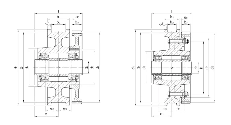 tgl34965 crane wheel drawing