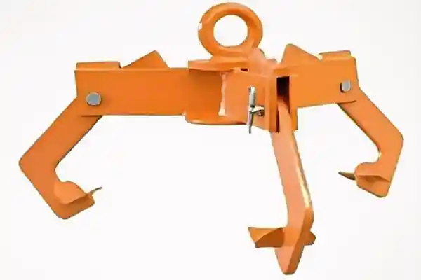 Vertical drum lifter clamps