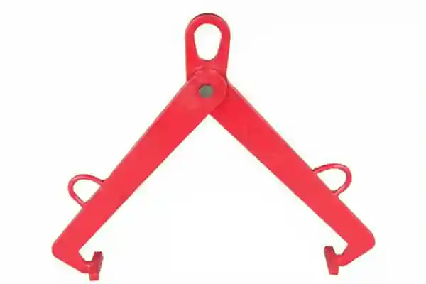 Vertical oil drum lifting clamps