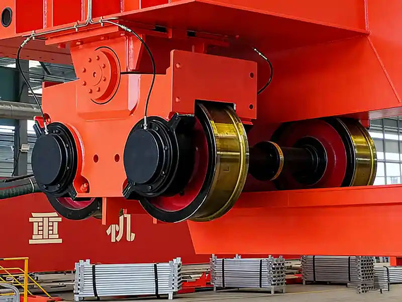 wheel assembly for steel mill crane
