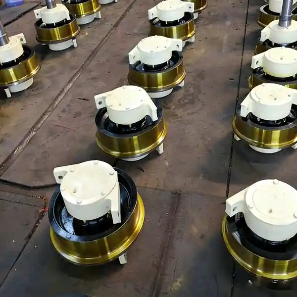 single flange crane wheel assemblies