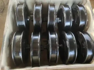 Packing of heavy-duty bogie wheels for Nigeria brick kiln