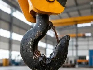 crane hook deformation